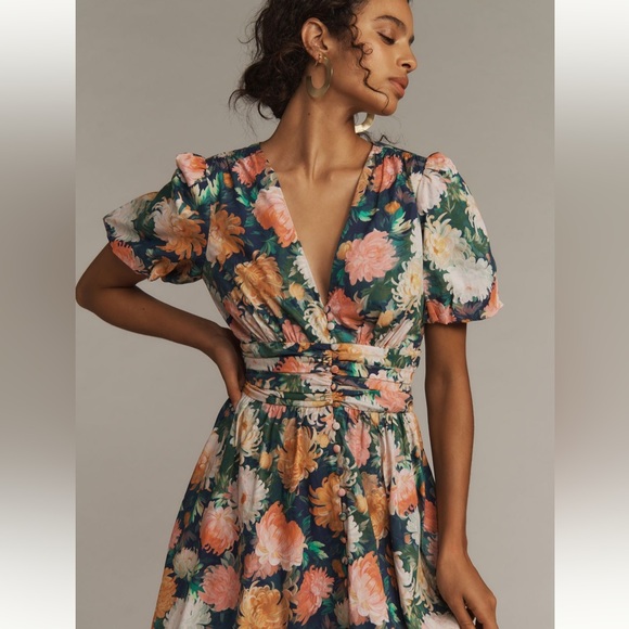 Anthropologie Katerina Button-Front Dress - Picture 5 of 12